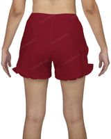 Ruffle Dolphin Hem Shorts