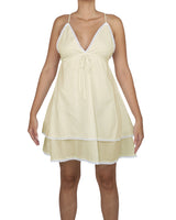 V-Neck Tiered Mini Sleep Dress