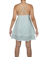V-Neck Tiered Mini Sleep Dress