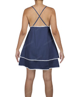 V-Neck Tiered Mini Sleep Dress