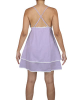 V-Neck Tiered Mini Sleep Dress