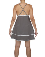 V-Neck Tiered Mini Sleep Dress