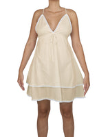 V-Neck Tiered Mini Sleep Dress