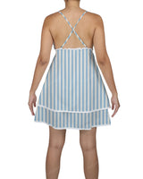 V-Neck Tiered Mini Sleep Dress
