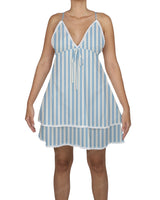 V-Neck Tiered Mini Sleep Dress