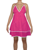 V-Neck Tiered Mini Sleep Dress