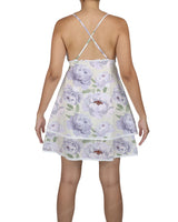 V-Neck Tiered Mini Sleep Dress