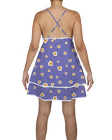 V-Neck Tiered Mini Sleep Dress