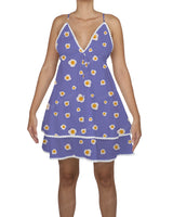 V-Neck Tiered Mini Sleep Dress
