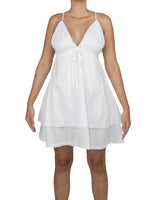 V-Neck Tiered Mini Sleep Dress