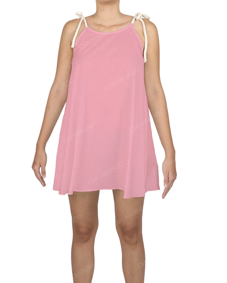 Scoop Neck Mini Sleep Dress