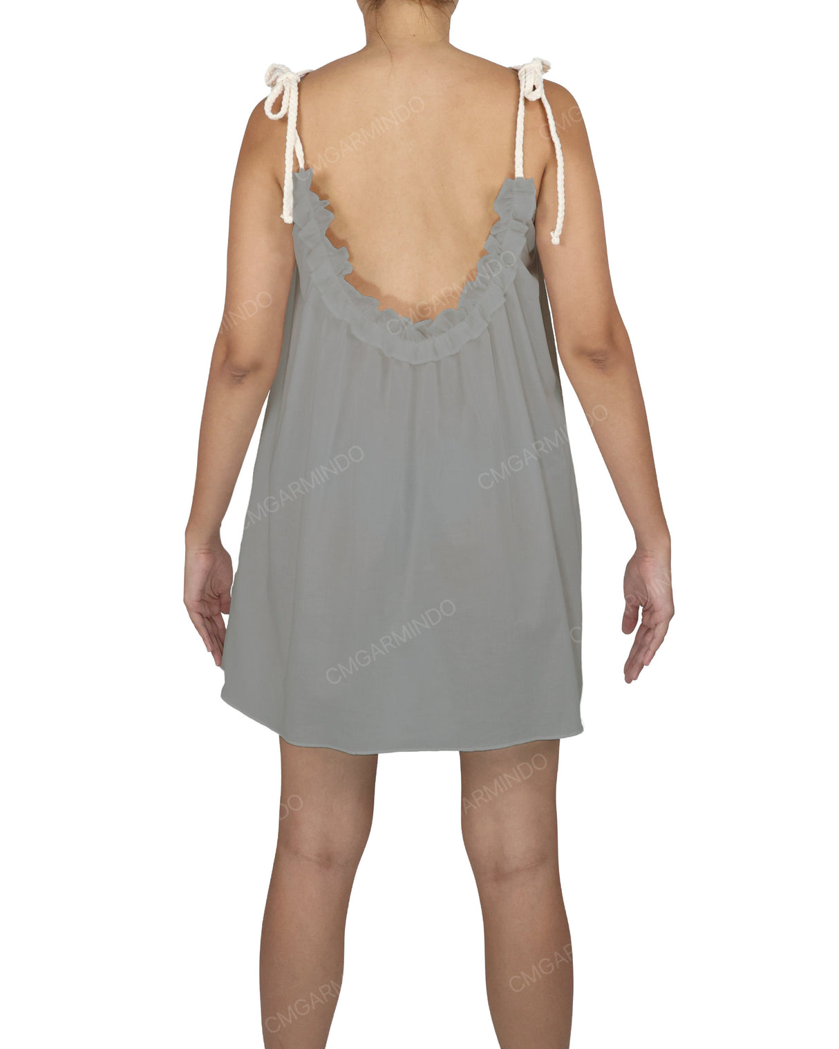 Scoop Neck Mini Sleep Dress