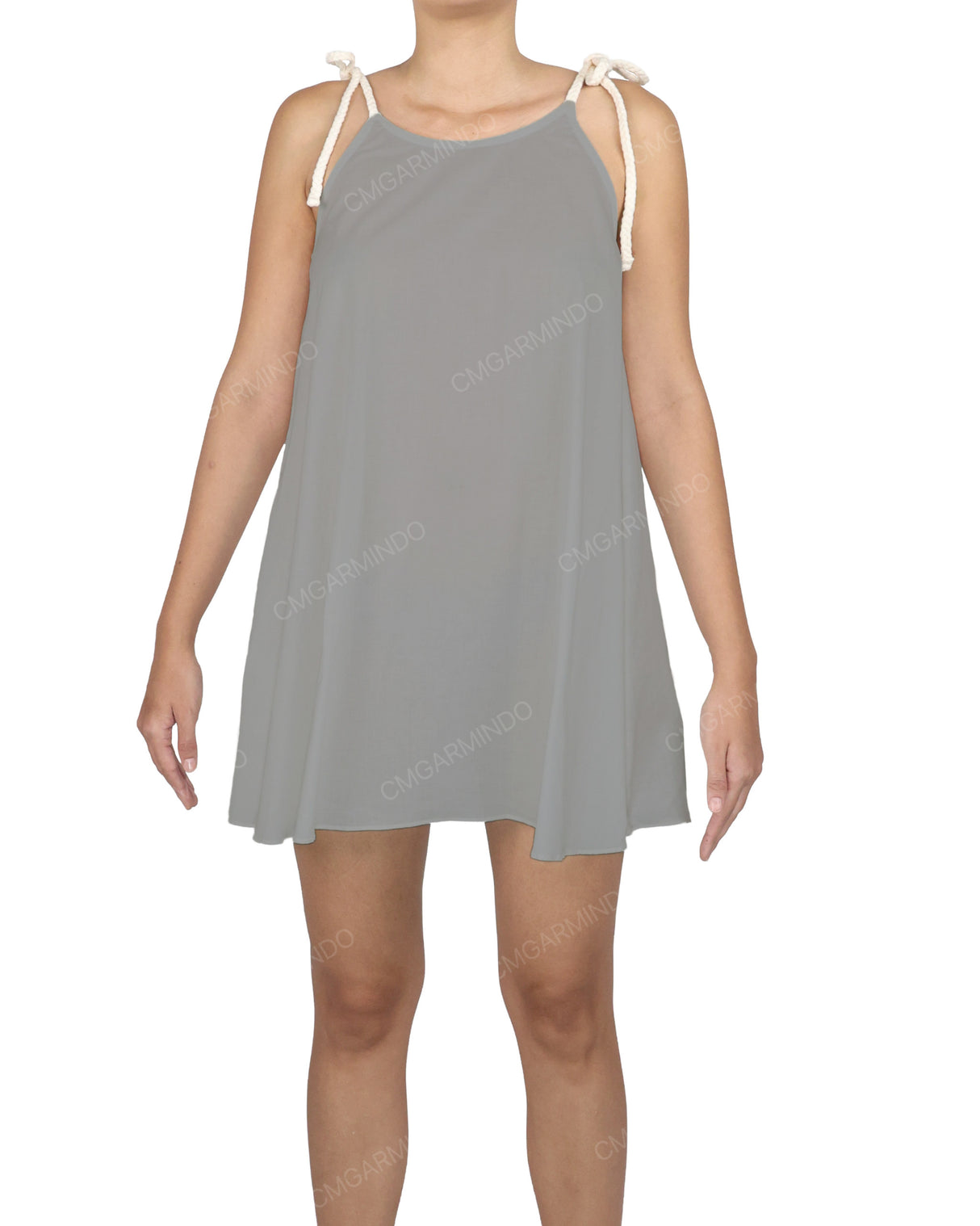 Scoop Neck Mini Sleep Dress