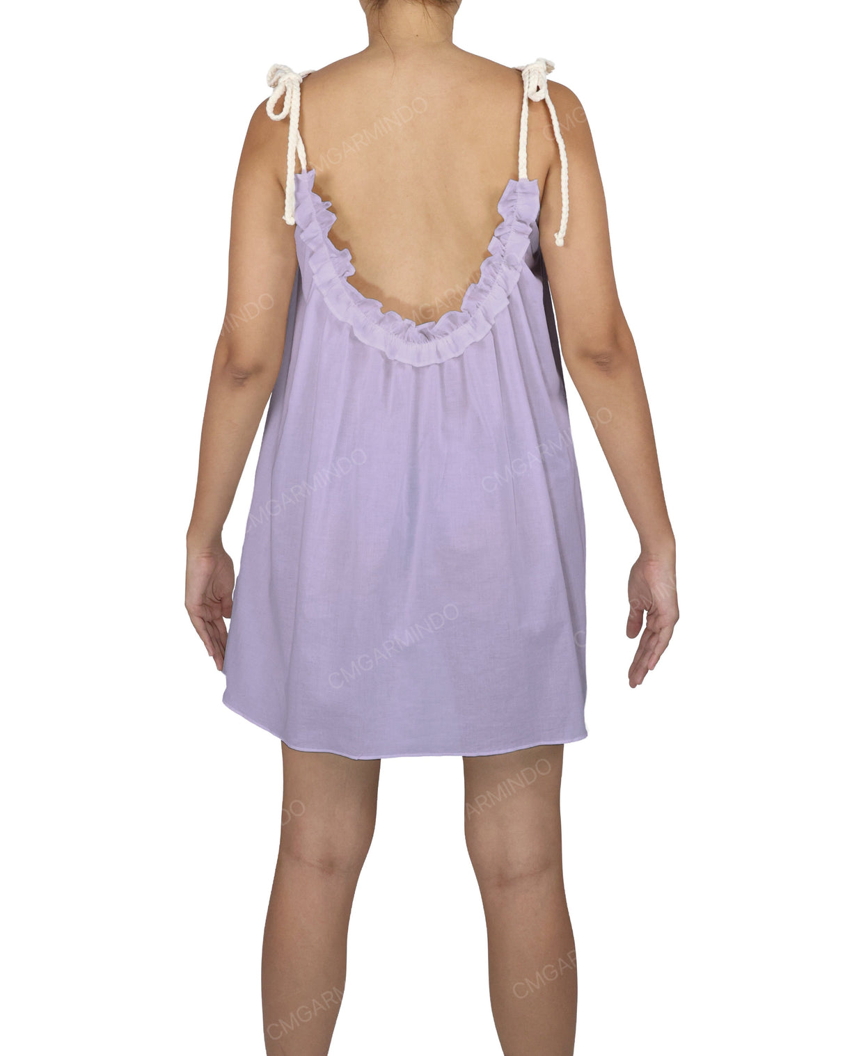 Scoop Neck Mini Sleep Dress