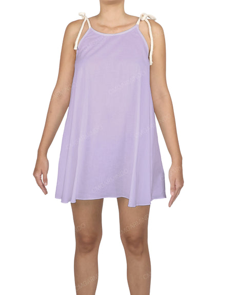 Scoop Neck Mini Sleep Dress