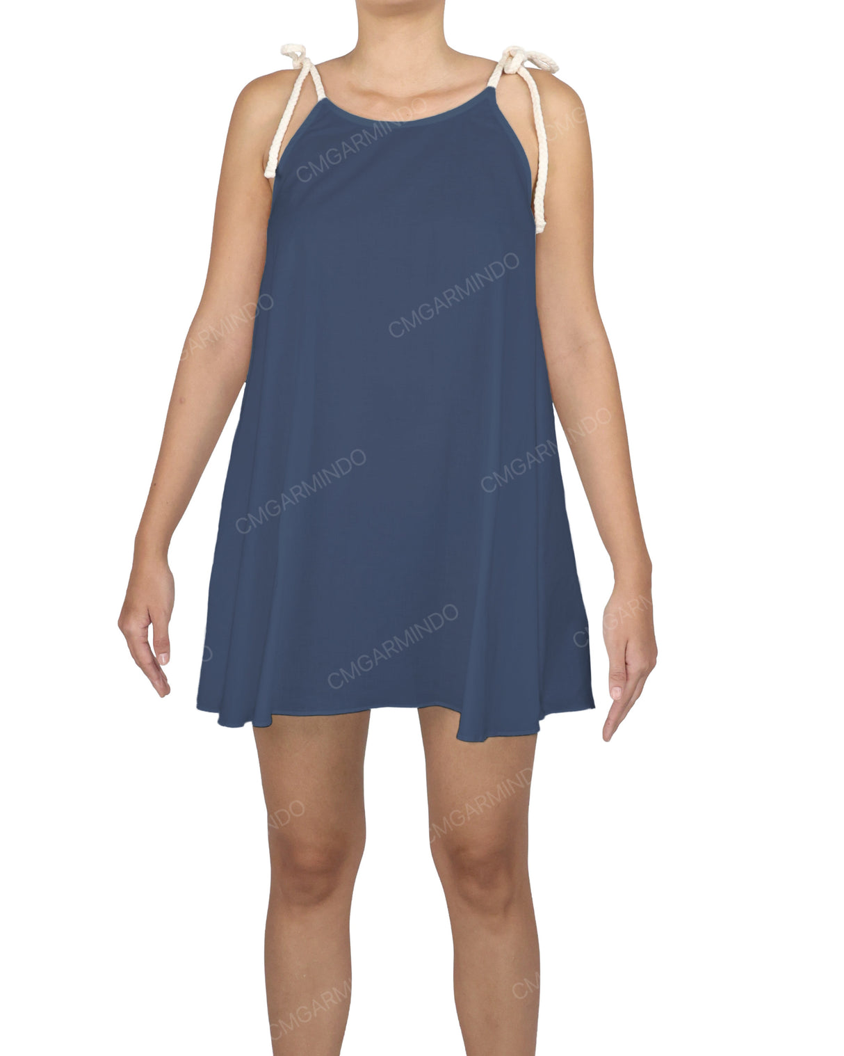 Scoop Neck Mini Sleep Dress