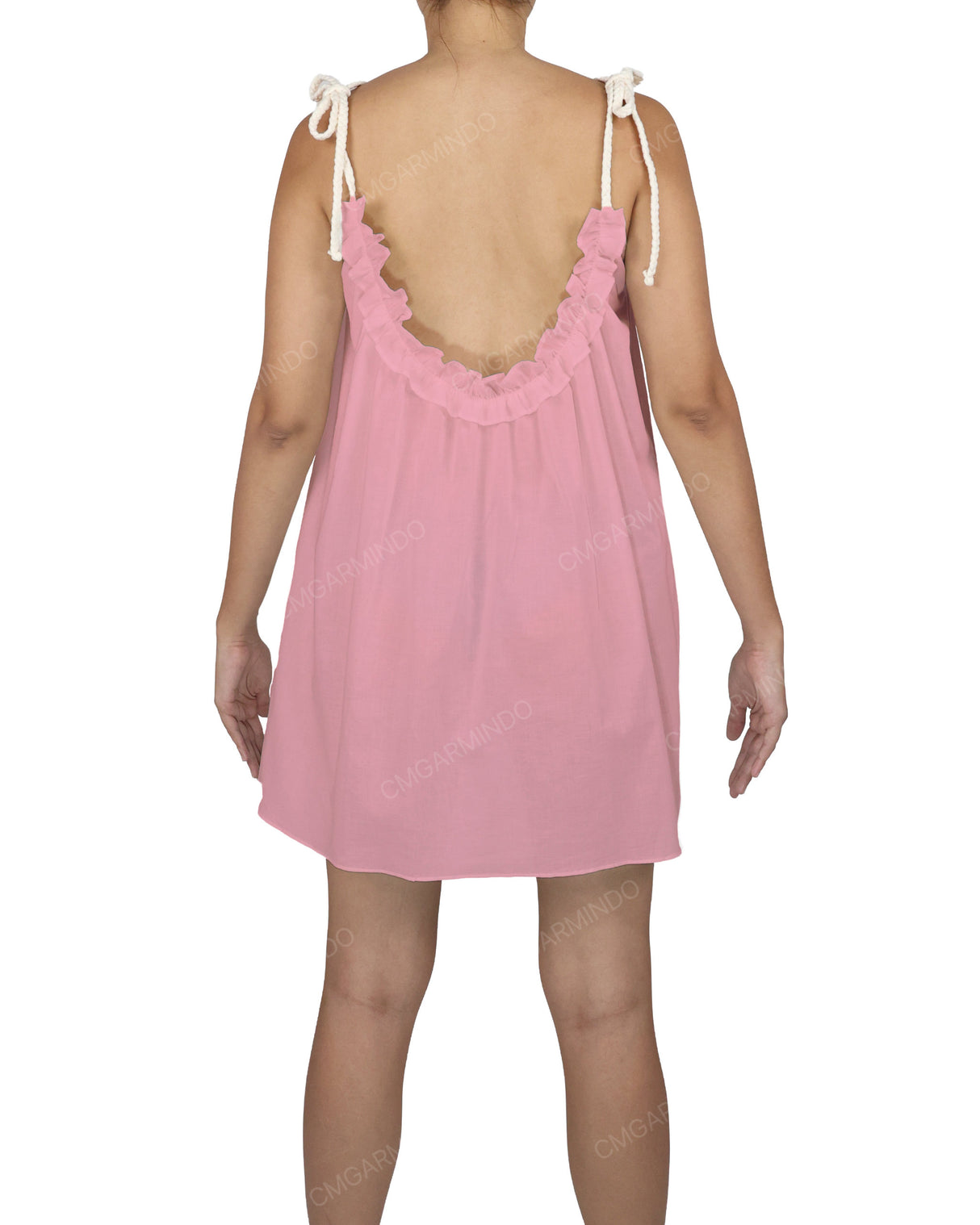 Scoop Neck Mini Sleep Dress