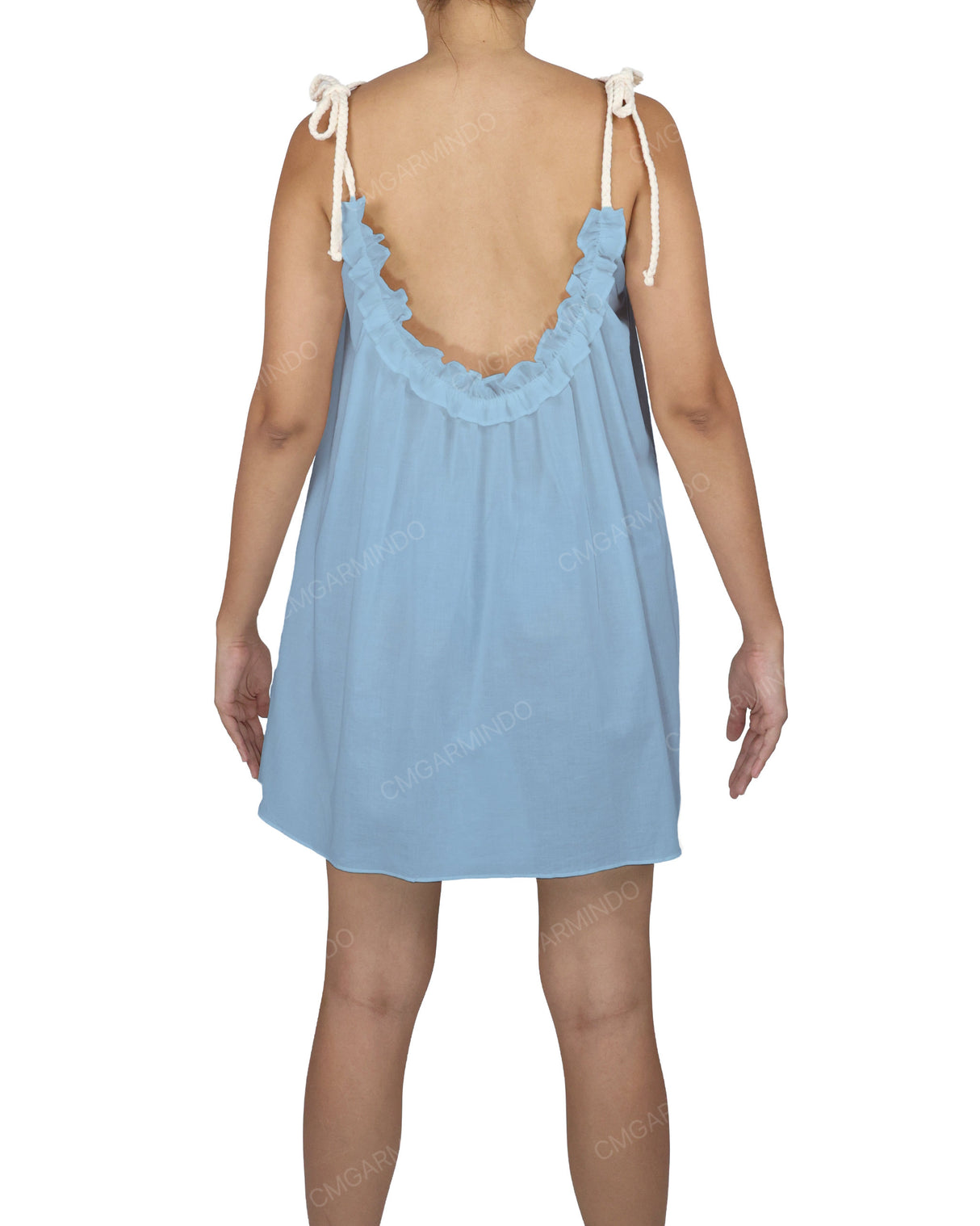 Scoop Neck Mini Sleep Dress