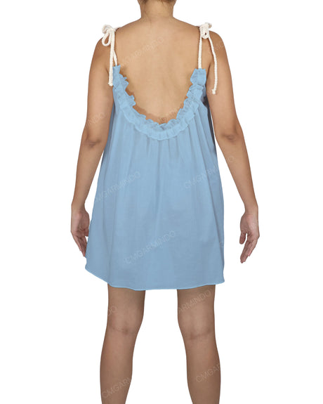 Scoop Neck Mini Sleep Dress