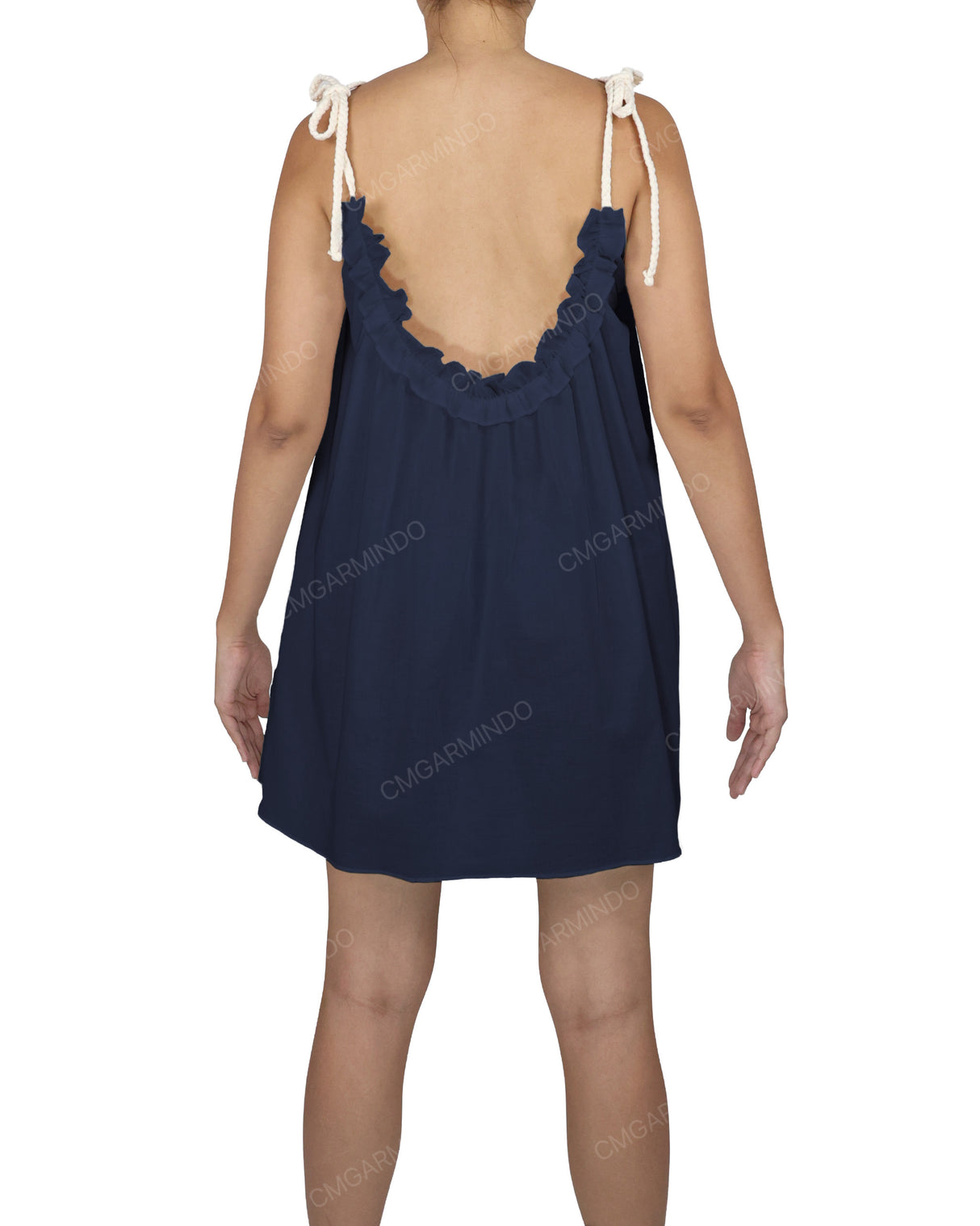 Scoop Neck Mini Sleep Dress