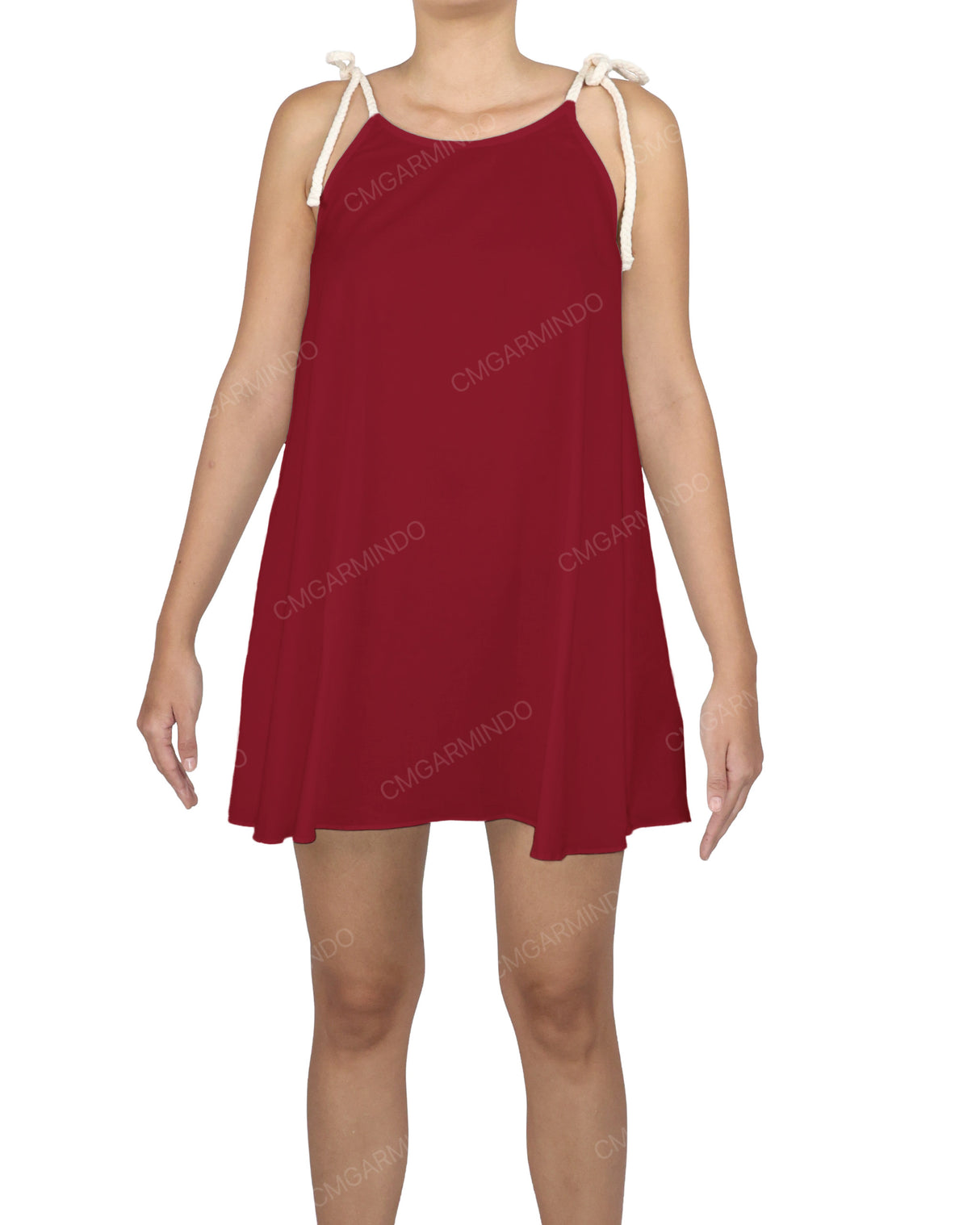 Scoop Neck Mini Sleep Dress