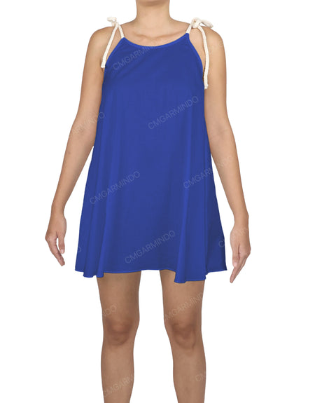 Scoop Neck Mini Sleep Dress