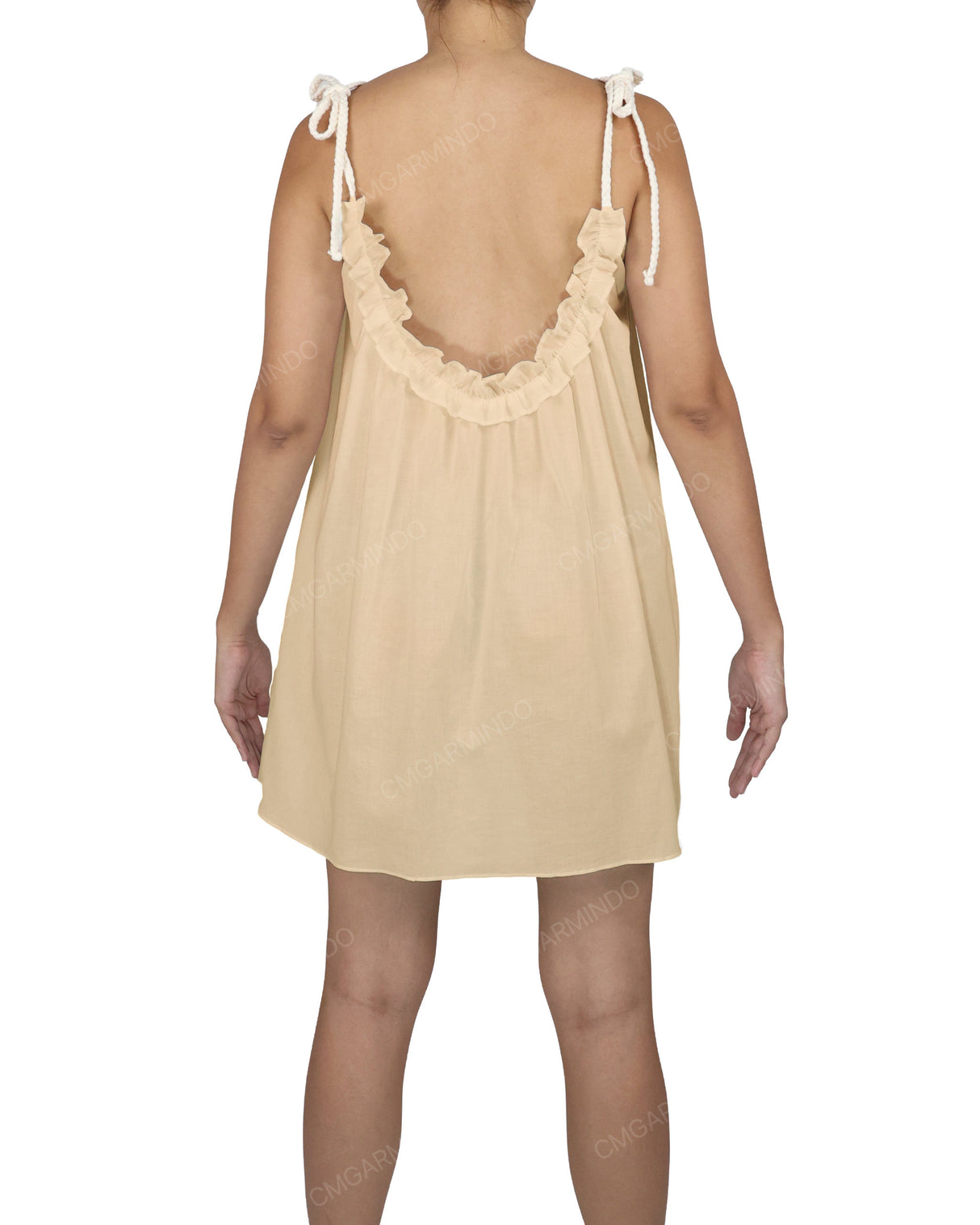 Scoop Neck Mini Sleep Dress