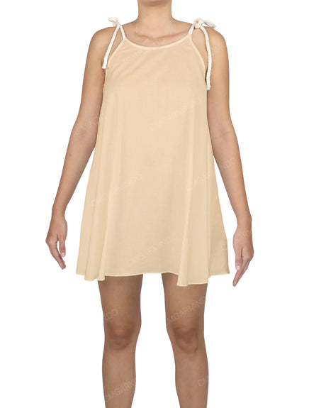 Scoop Neck Mini Sleep Dress