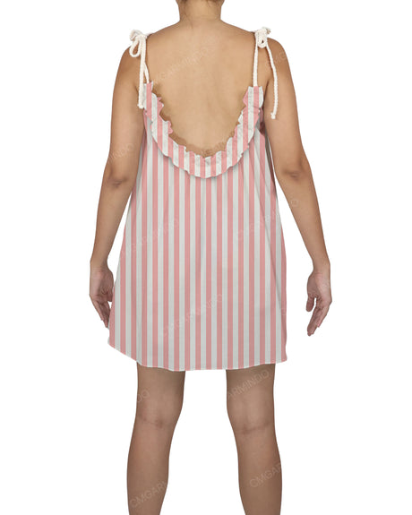 Scoop Neck Mini Sleep Dress