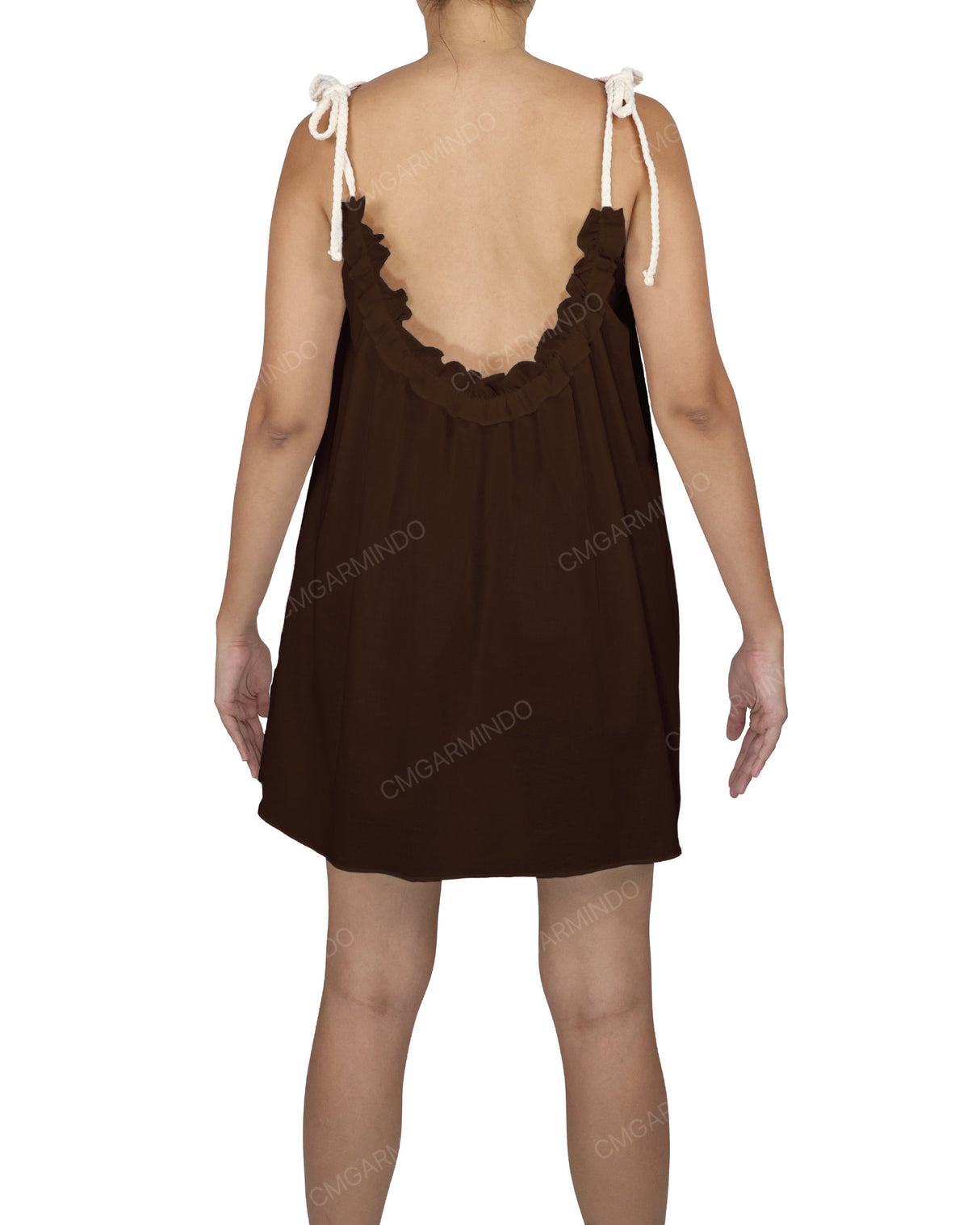 Scoop Neck Mini Sleep Dress