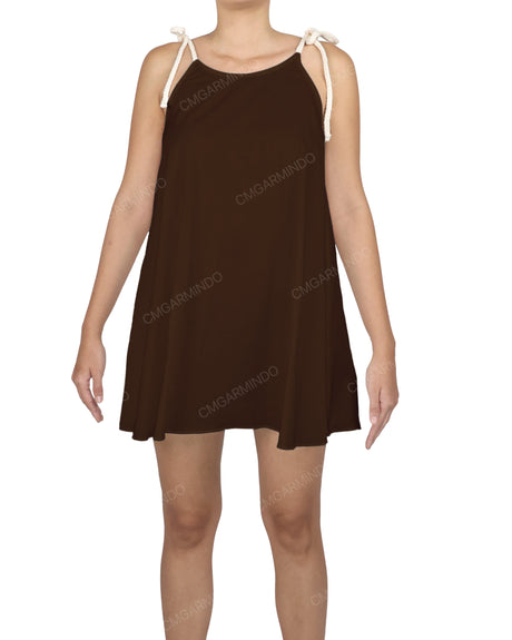 Scoop Neck Mini Sleep Dress