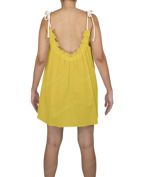 Scoop Neck Mini Sleep Dress
