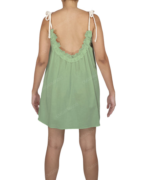Scoop Neck Mini Sleep Dress