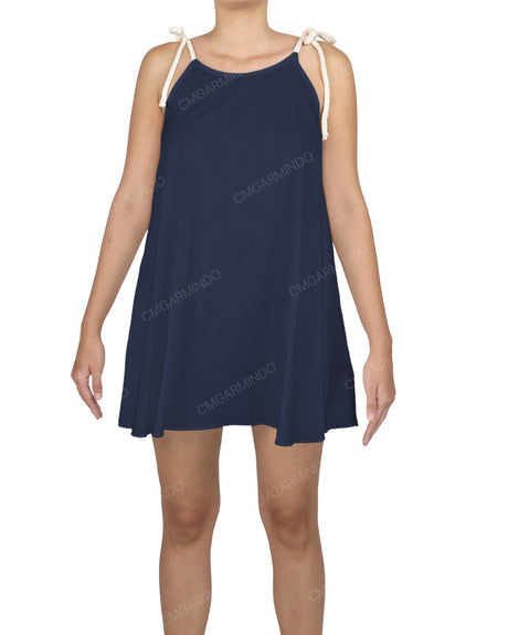 Scoop Neck Mini Sleep Dress