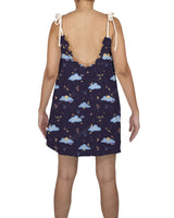 Scoop Neck Mini Sleep Dress