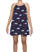 Scoop Neck Mini Sleep Dress