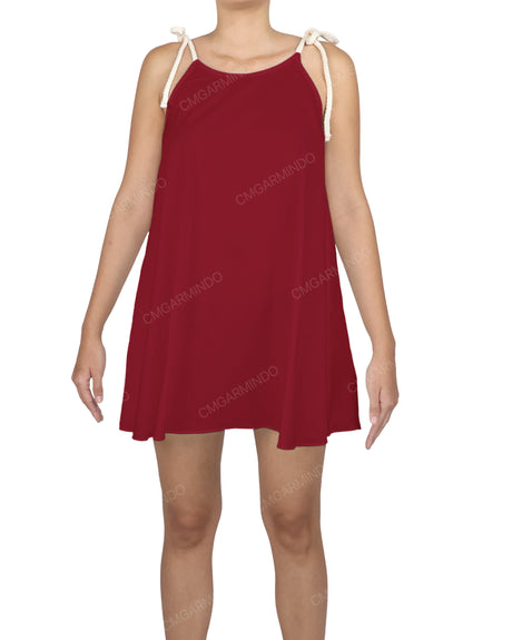 Scoop Neck Mini Sleep Dress