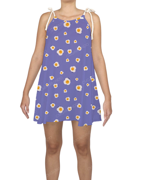 Scoop Neck Mini Sleep Dress