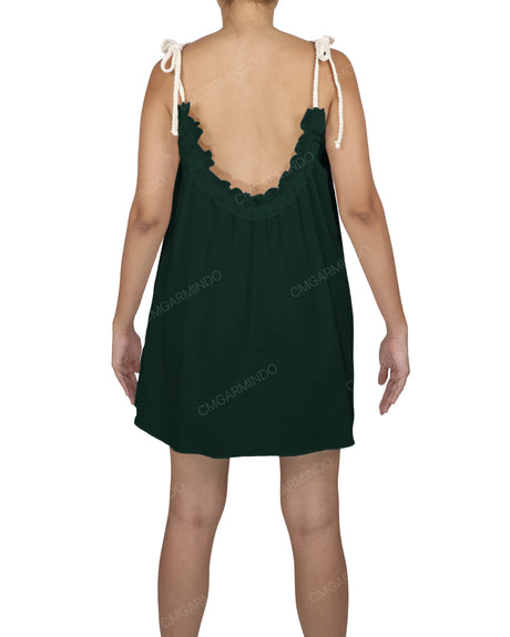 Scoop Neck Mini Sleep Dress
