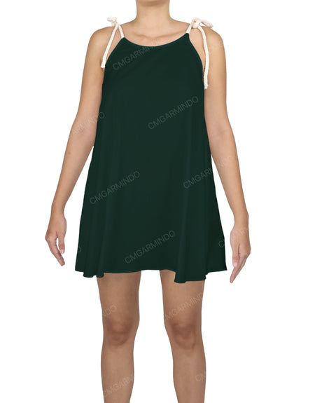 Scoop Neck Mini Sleep Dress