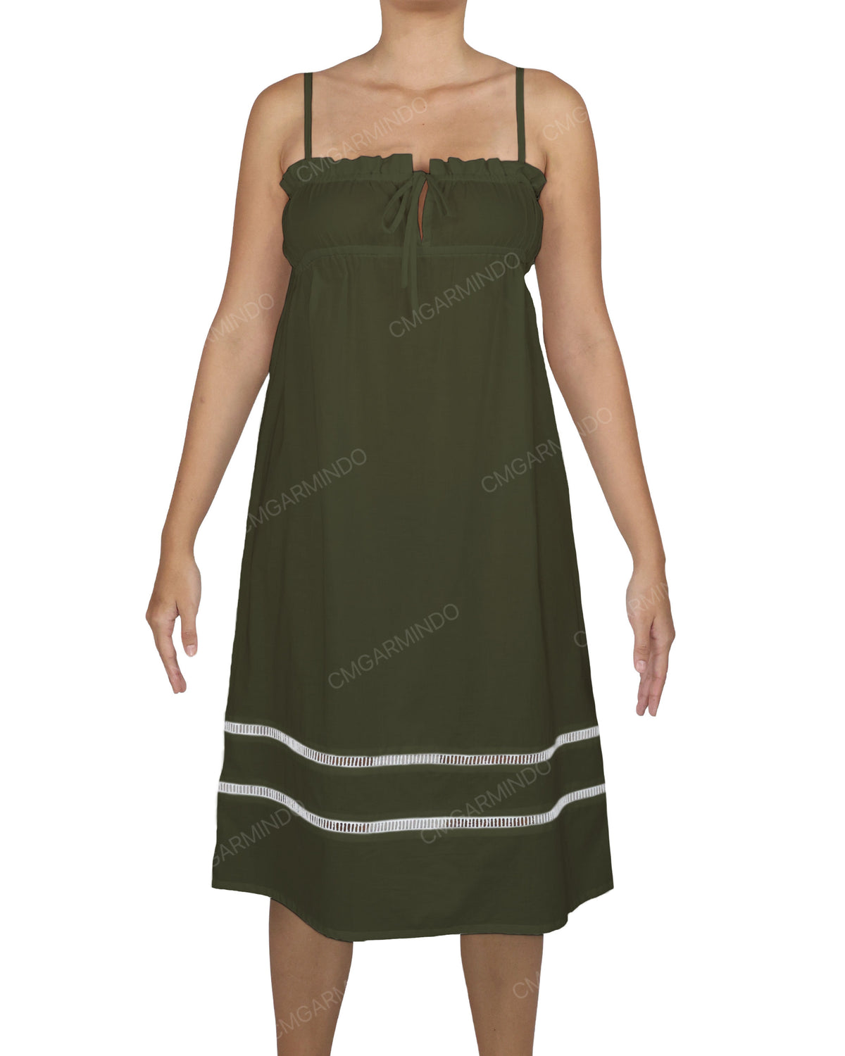 Square Neck Midi Sleep Dress