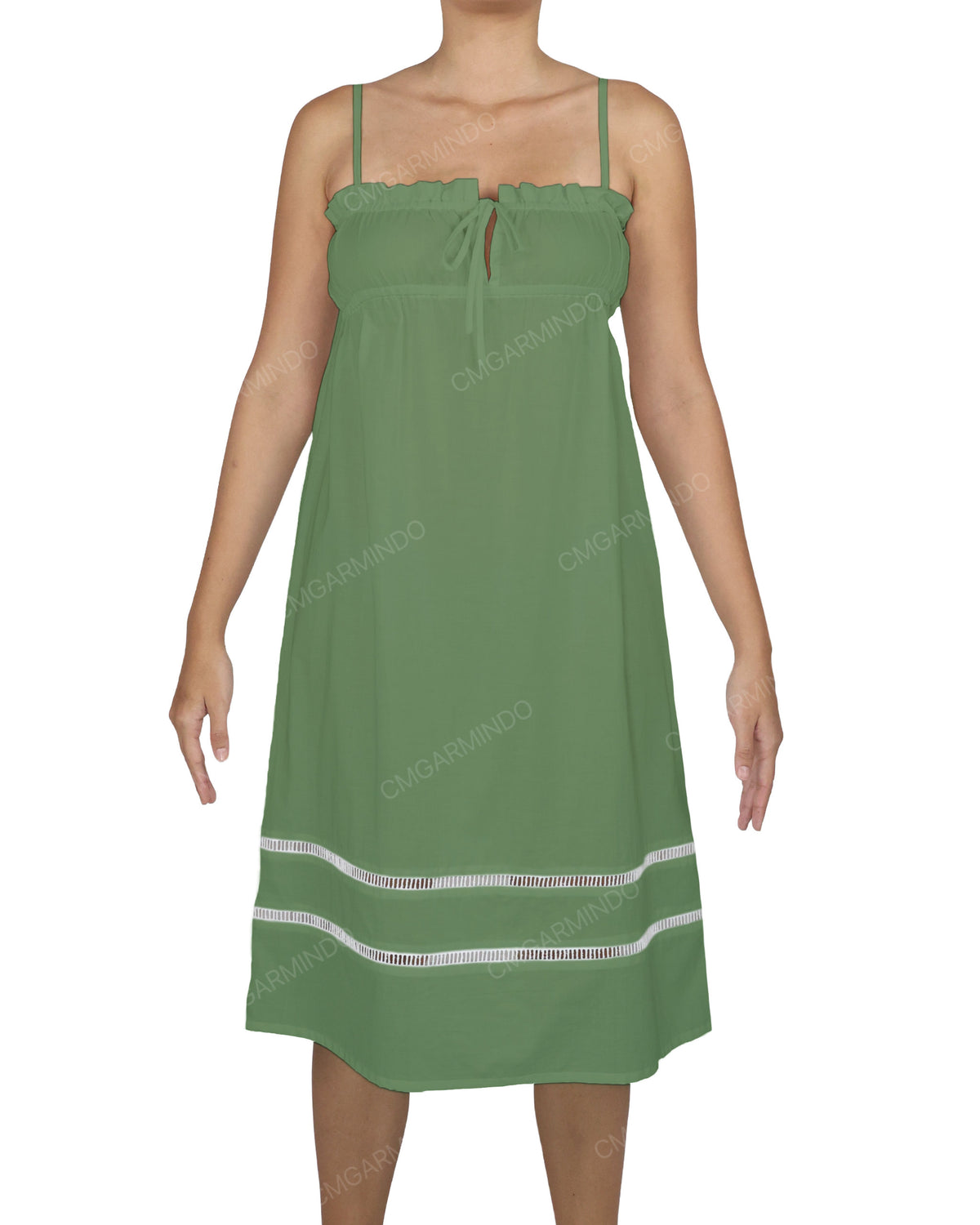 Square Neck Midi Sleep Dress