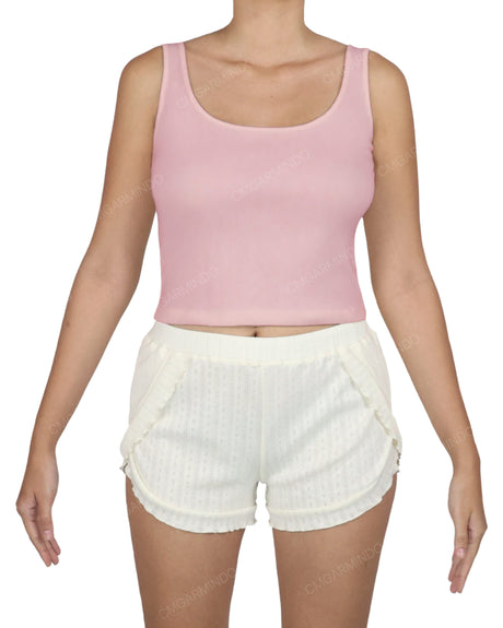 Square Neck Crop Top