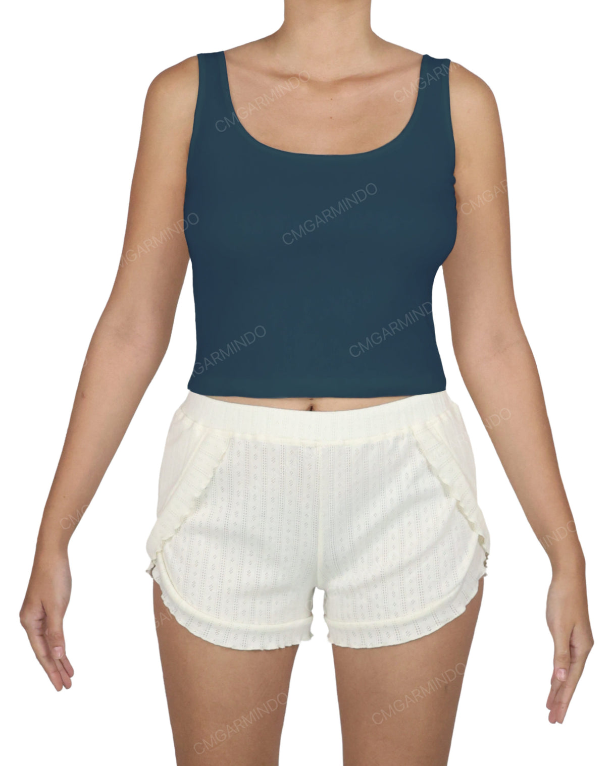 Square Neck Crop Top