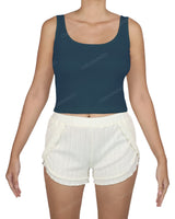 Square Neck Crop Top