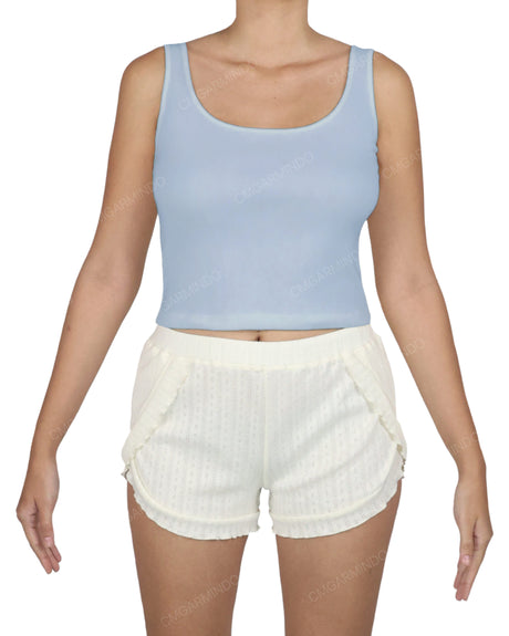 Square Neck Crop Top
