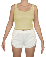 Square Neck Crop Top
