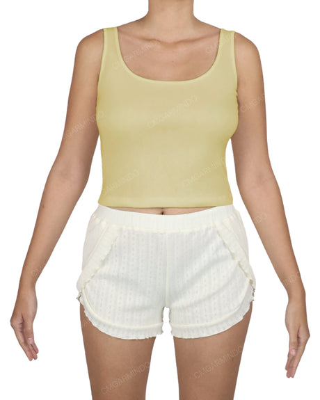 Square Neck Crop Top