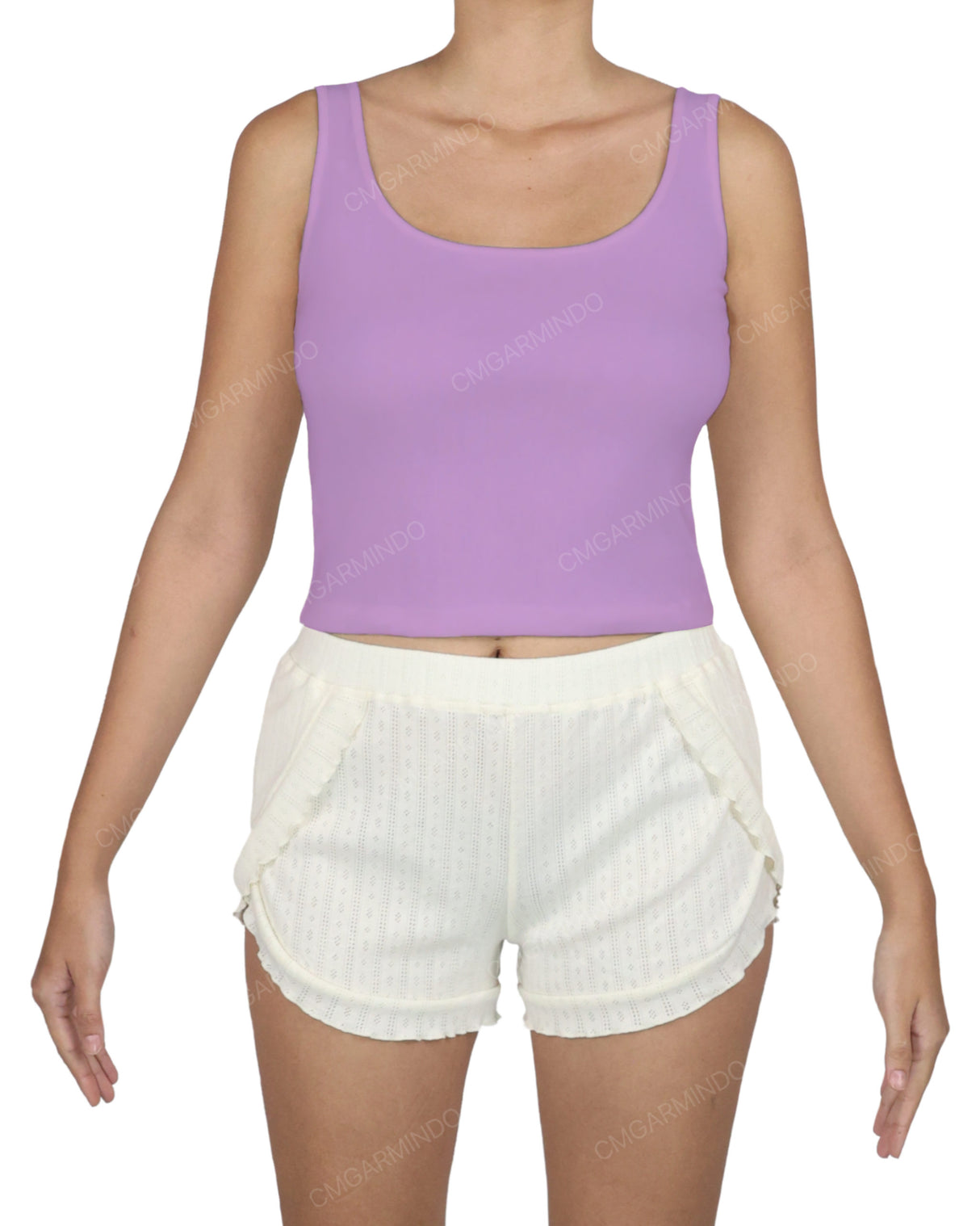 Square Neck Crop Top