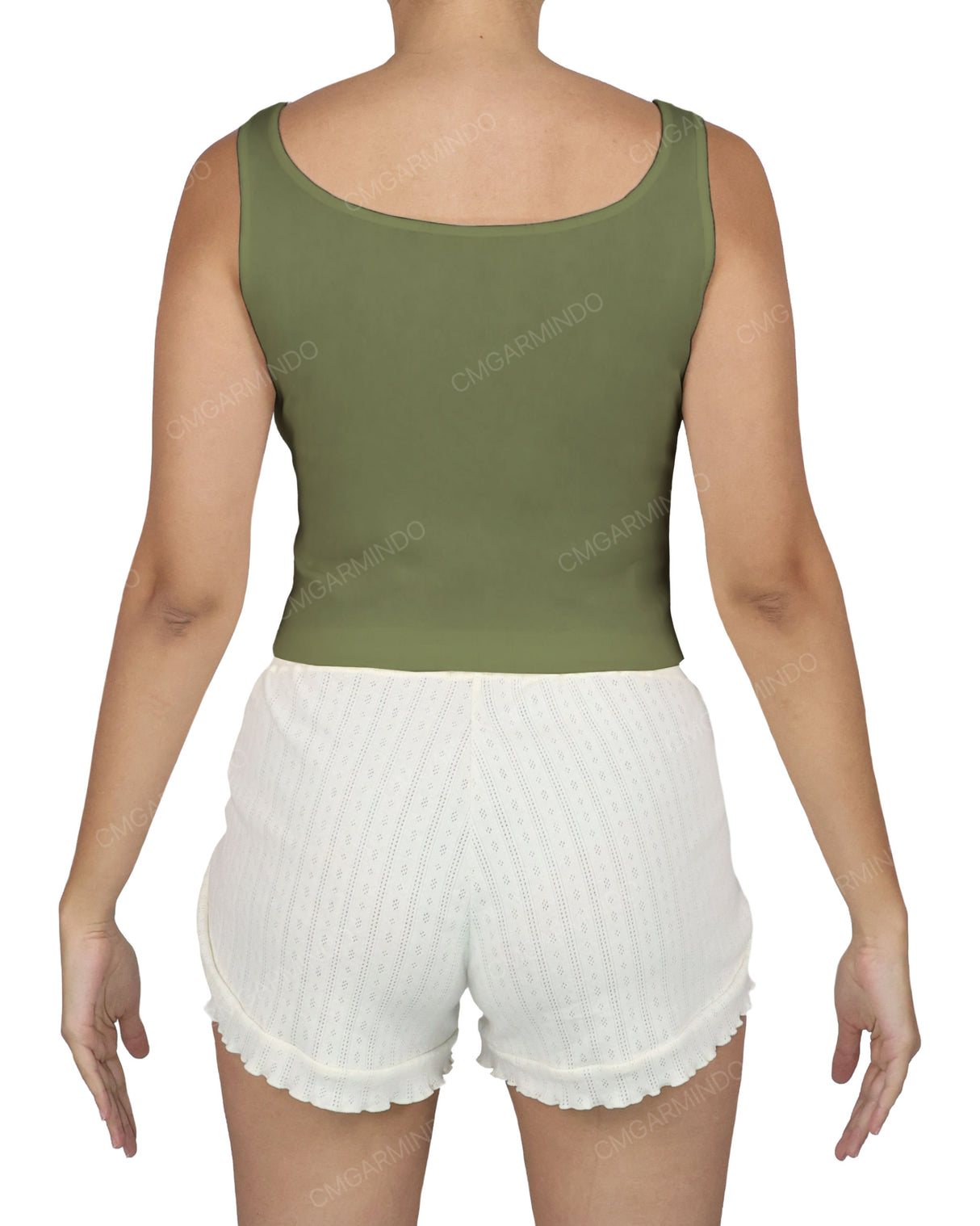 Square Neck Crop Top